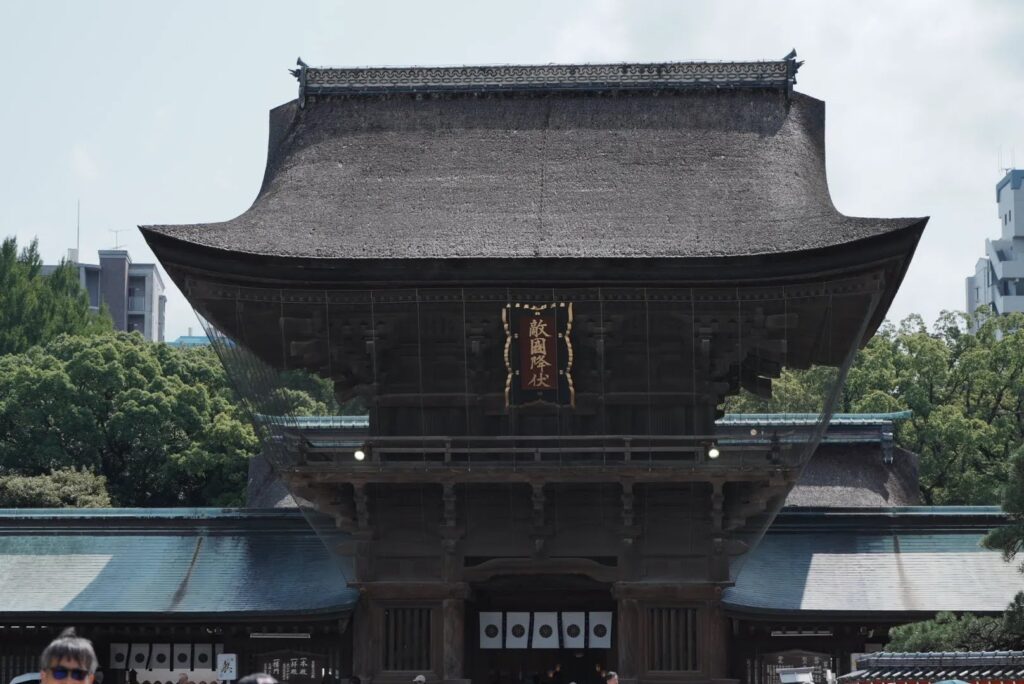 2026年の筥崎宮放生会の参道